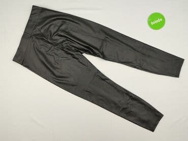 legginsy z eko skóry ocieplane: Amisu, Legginsy Ze skóry ekologicznej damskie, rozmiar S — 3