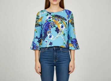 bluzki na wiosnę damskie: Women's blouse, size M — 1