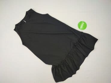 czarna sukienka z przezroczystymi rękawami: Women`s dress, size S — 3