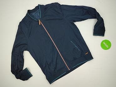 denim george: Męska bluza rozpinana typu bomber w kolorze granatowym. - Krój — 2