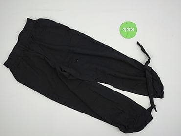 jogger lidl: Czarne spodnie damskie EMERY ROSE, rozmiar S. - Fason: luźne — 2