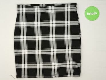 spódnice w kratę plus size: Janina, Spódnica damska, rozmiar XL — 2