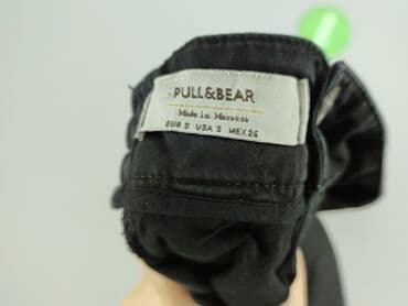 stradivarius cargo czarne: PULL&BEAR, Spodnie cargo damskie, S — 4