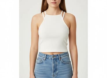 cropp bluzki z krótkim rękawem: Dazy, Top damski, rozmiar S — 7