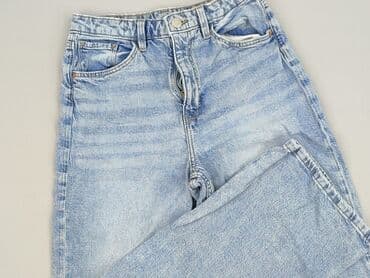 beżowa sukienka h m: Jeans, H&M, 12 years, 146/152, condition - Very good — 1
