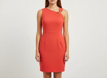 solar złota sukienka: Sukienka damska, rozmiar S — 6