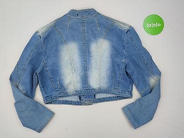 jeansy patchworkowe: Kurtka jeansowa damska, rozmiar 2XL — 3
