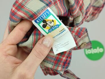 czapka benetton: Koszula 1.5-2 lat, stan - Dobry, wzór - Kratka, kolor - Czerwony — 4