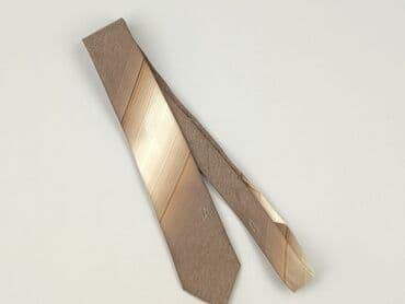 złote dodatki do zielonej sukienki: Tie, color - Beige, condition - Perfect — 1