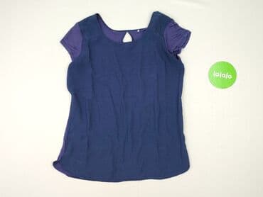niebieskie sukienki plus size: Bluzka damska, rozmiar S — 2