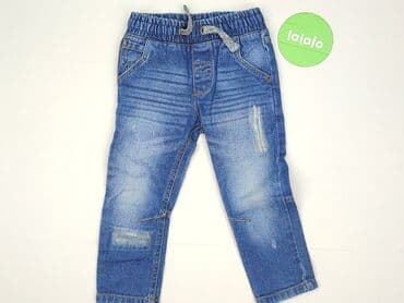 legginsy woskowane stradivarius: Spodnie jeansowe, F&F, 2-3 lat, 92/98, stan - Bardzo dobry — 2