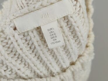 rozpinana kamizelka na drutach: H&M, Sweter damski, rozmiar L — 4