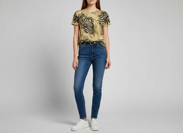 koszulka na ramiączkach jedwabna: T-shirt damski, rozmiar S — 7