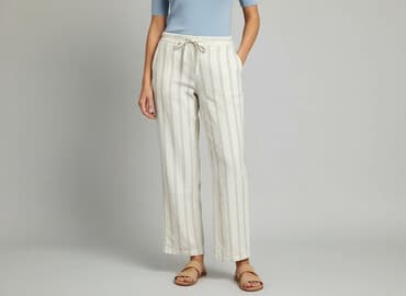 szerokie spodnie new yorker: Linear, Spodnie materiałowe damskie, rozmiar S — 7