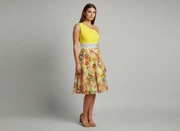 żółta sukienki na wesele długa: Сукня жіноча, розмір S — 1