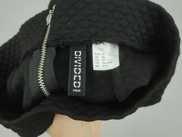 spódniczka rozkloszowane czarne: H&M Divided, Spódnica damska, XS — 6