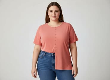 tanie bluzki z krótkim rękawem: George, T-shirt damski, rozmiar 4XL — 6