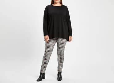 shein legginsy krótkie: Shein Curve, Legginsy Eleganckie damskie, rozmiar 5XL — 6