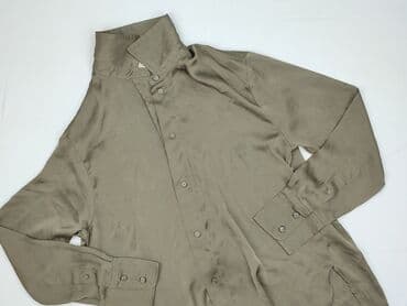 szara bluzka h m: H&M, Koszula damska, rozmiar S — 1