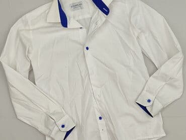 woskowane spodnie mango: Shirt 12 years, condition - Very good, pattern - Without pattern, color - White — 1