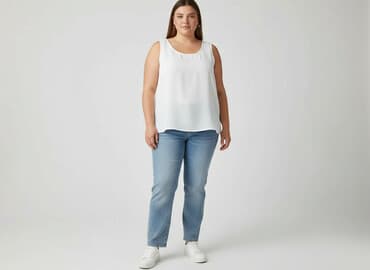 koszulki bez rękawów damskie lauren ralph lauren: T-shirt damski, rozmiar 3XL — 1