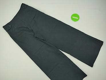 pull on trousers h: Spodnie materiałowe damskie, rozmiar L — 3