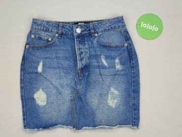 spódniczka dżinsowe z wysokim stanem: Bik Bok, Spódnica damska, rozmiar S — 2