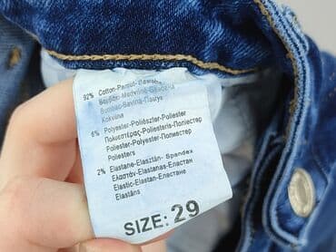 jeansy plus size wysoki stan: M.Sara, Jeansy damskie, M — 5