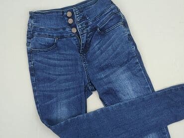 spodnie jeansy z wysokim stanem: Jeansy damskie, rozmiar S — 2