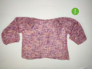 sweter w serca h: Sweter damski, rozmiar One size — 3