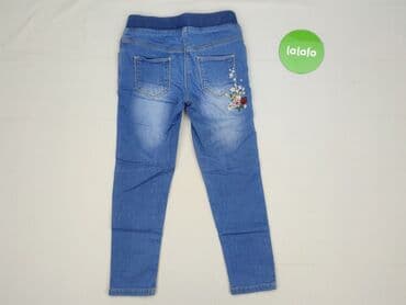 piżama hello kitty spodnie: Spodnie jeansowe, 3-4 lat, 98/104, stan - Bardzo dobry — 3
