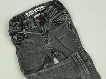 grubosc rajstop w den: Spodnie jeansowe, H&M, 12-18 miesięcy, stan - Idealny — 1