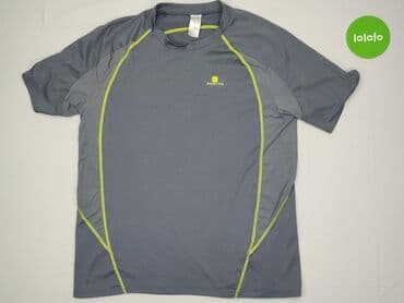 bluzki z zamkiem z przodu: T-shirt, Decathlon, 4-5 years, 104-110 cm, condition - Very good — 2