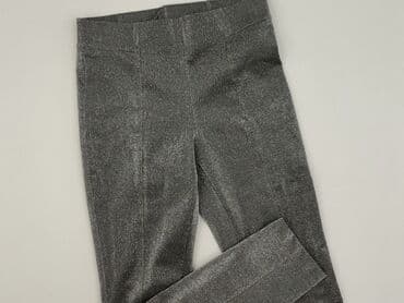 rajstopy czarne ze srebrną nitką: Janina, Legginsy Eleganckie damskie, rozmiar M — 2