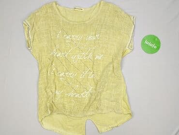 białe bluzki ze zlotym nadrukiem: Bluzka damska, rozmiar M — 2