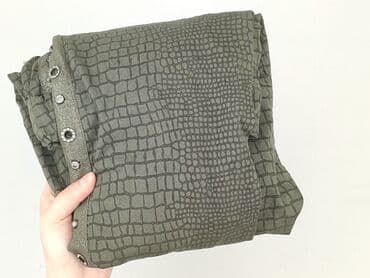 woskowane legginsy z wysokim stanem zara: Spodnie materiałowe damskie, rozmiar S — 6