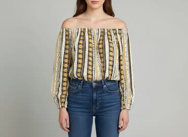 bluzki hiszpanki plus size allegro: H&M Divided, Bluzka damska, rozmiar S — 1