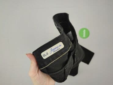 srebrne legginsy: New Yorker, Jeansy damskie, rozmiar M — 4