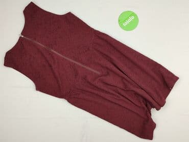 bordowa długa sukienki: Sukienka damska, rozmiar L — 3