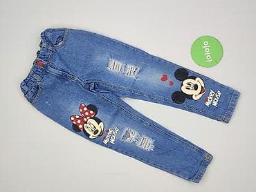 bluzki marvel: Spodnie jeansowe, Disney, 5-6 lat, 116, stan - Bardzo dobry — 2