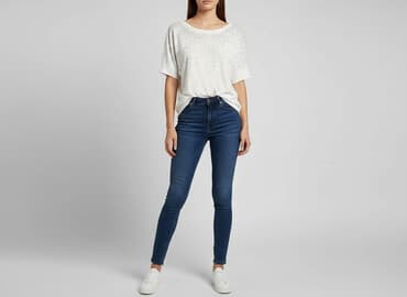 t shirt damski z cyrkoniami: Amisu, T-shirt damski, rozmiar XS — 6