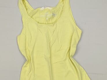 bluzka żółta w czarne paski: H&M, Top damski, rozmiar M — 1