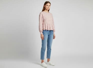 shein koszula w kratę: Shein, Bluzka damska, rozmiar M — 1