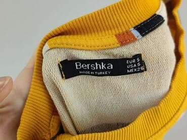 bluzka żółta w czarne paski: Bershka, Bluzka damska, rozmiar S — 4