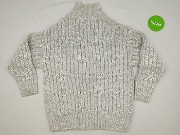 sweter w chmurki: Top Secret, Golf damski, rozmiar XL — 3