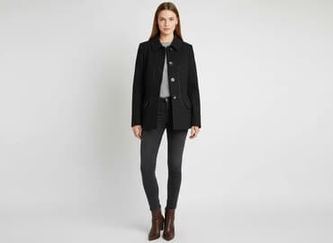 kurtka w kratę damska reserved: Płaszcz damski, rozmiar XS — 1