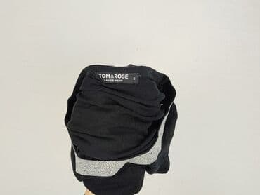 czarne t shirty damskie w serek: Tom Rose, T-shirt damski, rozmiar S — 4