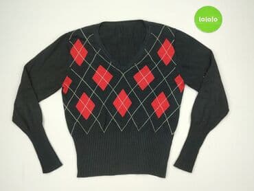 sweter z kwadratów: Sweter damski, rozmiar S — 2