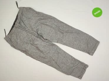 szerokie spodnie pepco: Papaya, Spodnie materiałowe damskie, rozmiar XL — 2