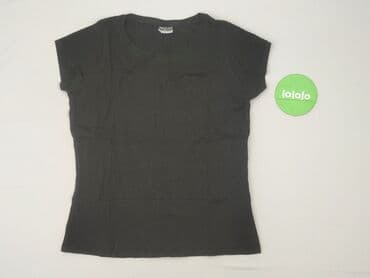 czarne t shirty damskie w serek: Beloved, T-shirt damski, rozmiar M — 2